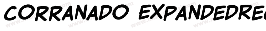 Corranado ExpandedRegular字体转换